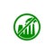 ban on emissions from plants green icon. Element of nature protection icon for mobile concept and web apps. Isolated ban on emissi