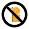 Ban mine bitcoin symbol