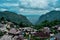 Ban Phahee Viewpoint, an Akha hill tribe village that borders Burma in the North, Chiang Rai Province