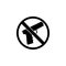 ban, prohibition, embargo, forbiddance gun, pistol, handgun, weaponicon. Simple thin line, outline  of Ban icons for UI and