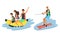 Banana Boat Riding, Water Skiing, Beach Activities