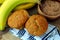 Banana bran muffins