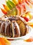 Banana Bundt Cake with pecans