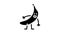 banana character glyph icon animation