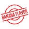Banana Flavor rubber stamp
