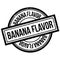 Banana Flavor rubber stamp