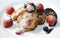 Banana Fried Pancake with Fruits