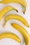 Banana fruit pattern, bananas art food photography, fresh fruit flat lay