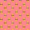 Banana funny Glasses seamless pattern for fashion print, summer texture, wallpaper, graphic design, tropical background