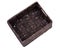 Banana leaf natural wicker brown storage basket