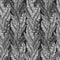 Banana leaf seamless pattern. Monochromatic minimalist exotic background. Vector illustration