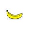 Banana line icon