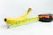 Banana and measuring tape