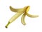 Banana peel with clipping path