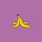 Banana peel vector illustration