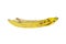 banana peel yellow bruised isolate
