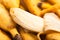 Banana peeled