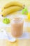 Banana puree for baby nutrition