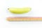 Banana with ruler