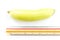 Banana with ruler