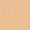 Banana seamless pattern. Yellow bananas on pink background.