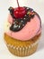 Banana Split Cupcake made at Cupcake Down South in Columbia, SC