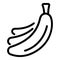 Bananas icon, outline style