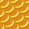 Bananas seamless pattern. pop art bananas pattern. Tropical abstract background with banana. Colorful fruit pattern of yellow