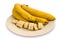 Bananas with slices