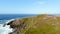 Banba's Crown aerial view, Malin Head, Ireland's northernmost point, Wild Atlantic Way. Co. Donegal