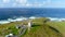 Banba's Crown aerial view, Malin Head, Ireland's northernmost point, Wild Atlantic Way. Co. Donegal