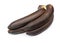 Banch of black bananas