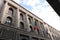 Banco di Napoli. Facade of the building in fascist style headquarters of the Italian bank