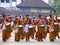 Band People dressed for Onam Festival. Kerala