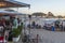 Band playing bossa nova and samba at a kiosk on Copacabana Beach, Rio de Janeiro, Brazil