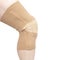 Bandage for fixing the injured knee of the leg. medicine and sports. limb injury treatment