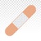 Bandage or medical plaster flat icon for app and website