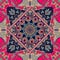 Bandana print. Ethnic pattern. Carpet for cozy design.