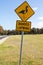 Banded Lapwing Sign Treendale, Western Australia