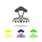 Banderillero colored icons. Element of culture of spain. Signs and symbols can be used for web, logo, mobile app, UI, UX