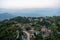 Bandipur and Himalaya Mountains at Sunset