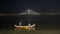 Bandra Worli Sea Link, Mumbai Night scene fishermen boat- Video