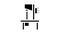 bandsaw equipment glyph icon animation