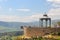 Bandstand in beautiful Ronda city, with an amazing viewpoint over landscape.