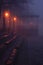 Bandstand in the Fog