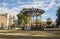 Bandstand at The Public Park Of Villa Comunale di Napoli In Naples, Italy