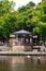 Bandstand on Riverbank, Chester.