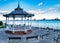 Bandstand by the sea in Cobh Ireland