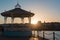 The Bandstand during sunset at Dun Laoghaire Pier, Dublin, Ireland