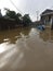 Bandung, Indonesia - 3 November 2021The rain that happened last night made a number of villages flooded